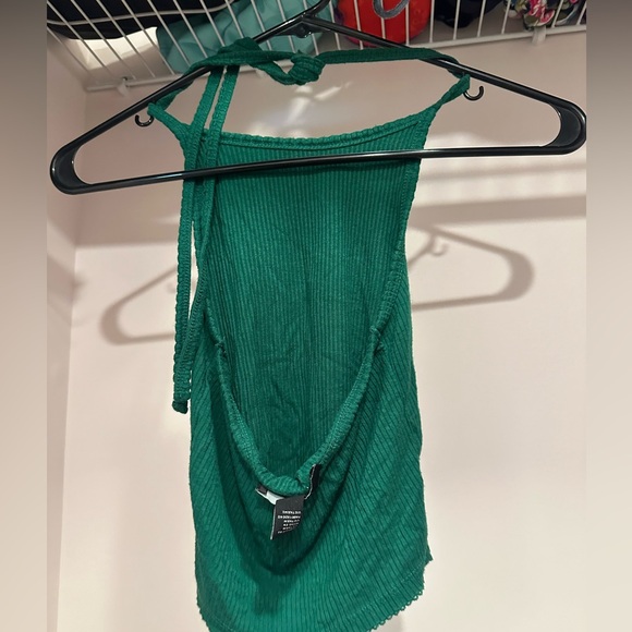 Green Halter neck tank top from American Eagle - Picture 4 of 5